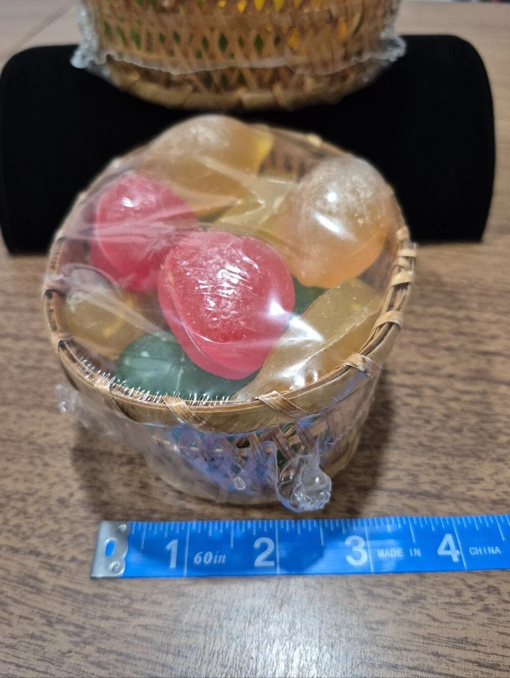 Vintage Fruit Shaped Glycerin Soaps In Baskets